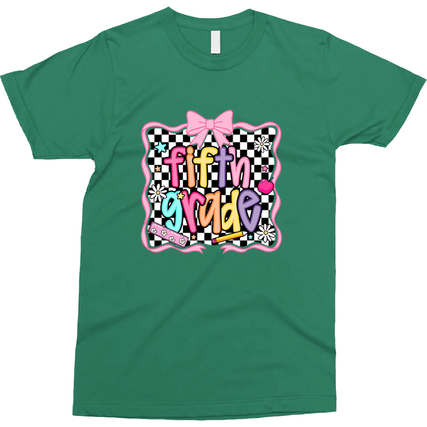 Bow Pre-k to sixth grade t-shirt