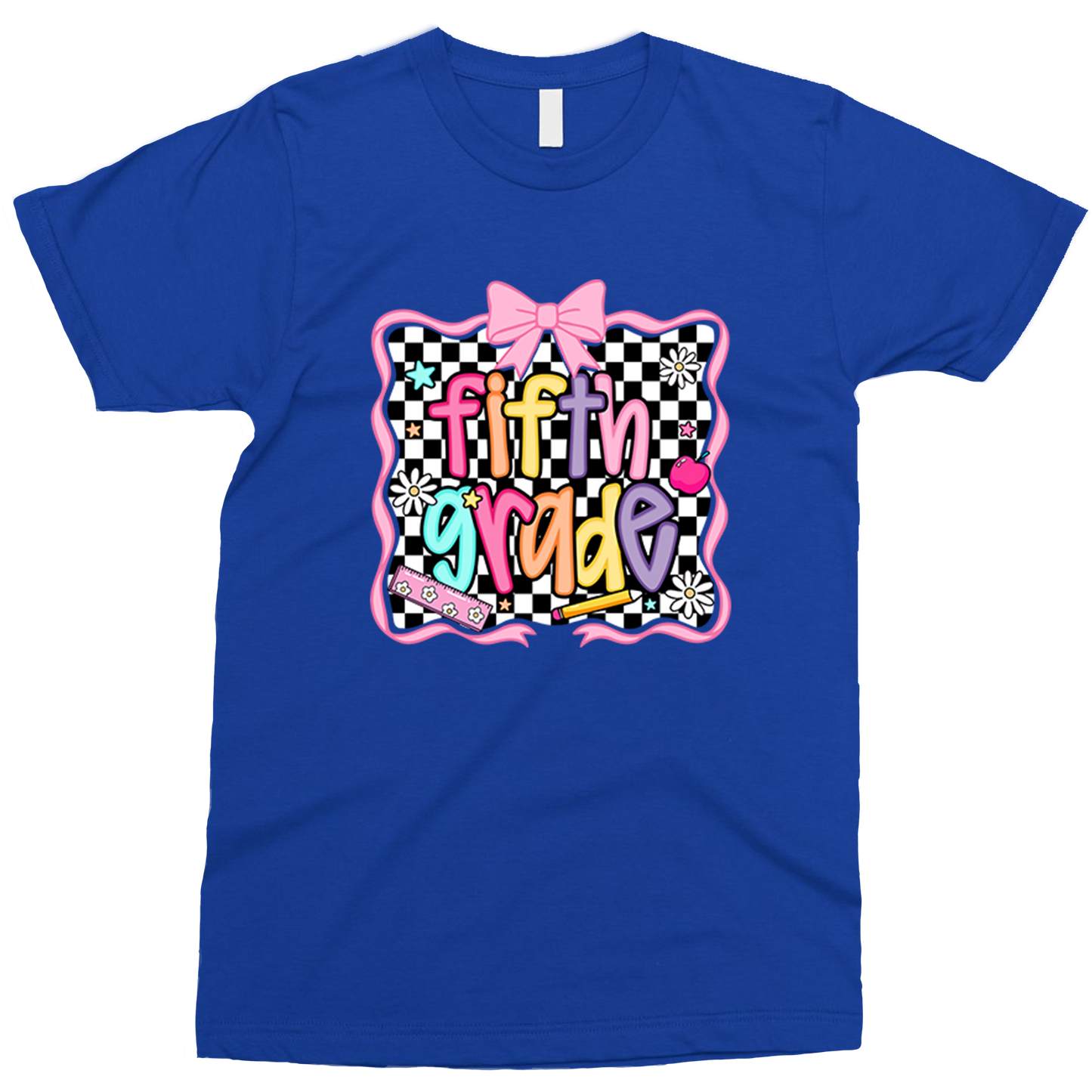Bow Pre-k to sixth grade t-shirt