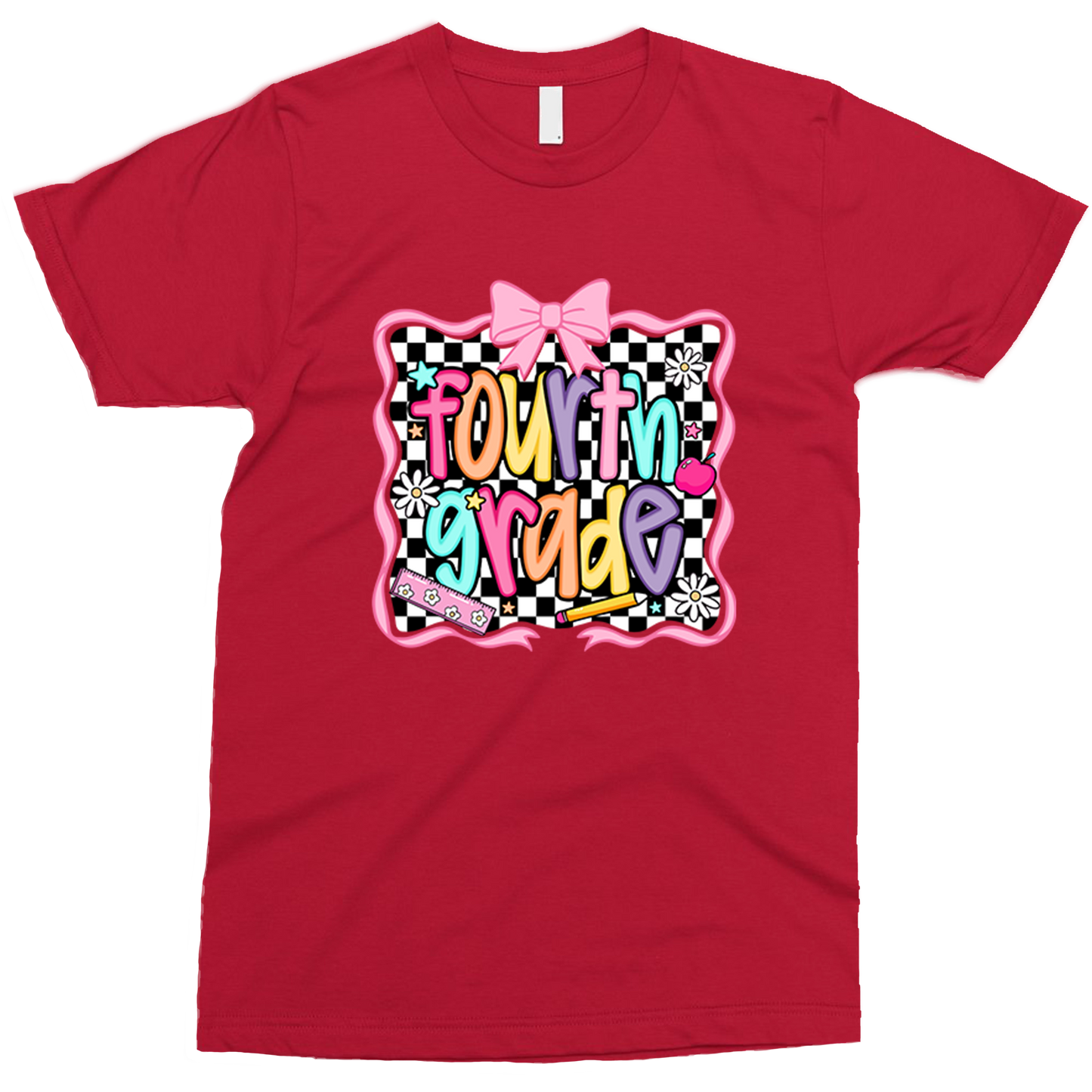 Bow Pre-k to sixth grade t-shirt