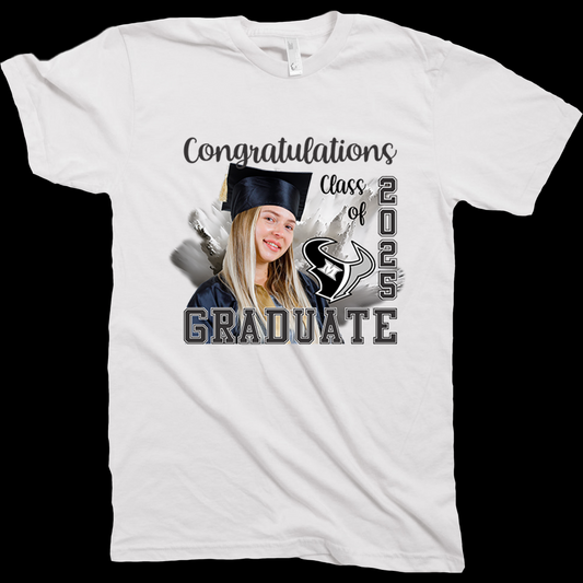 Class of 2025 Graduation Photo Shirt
