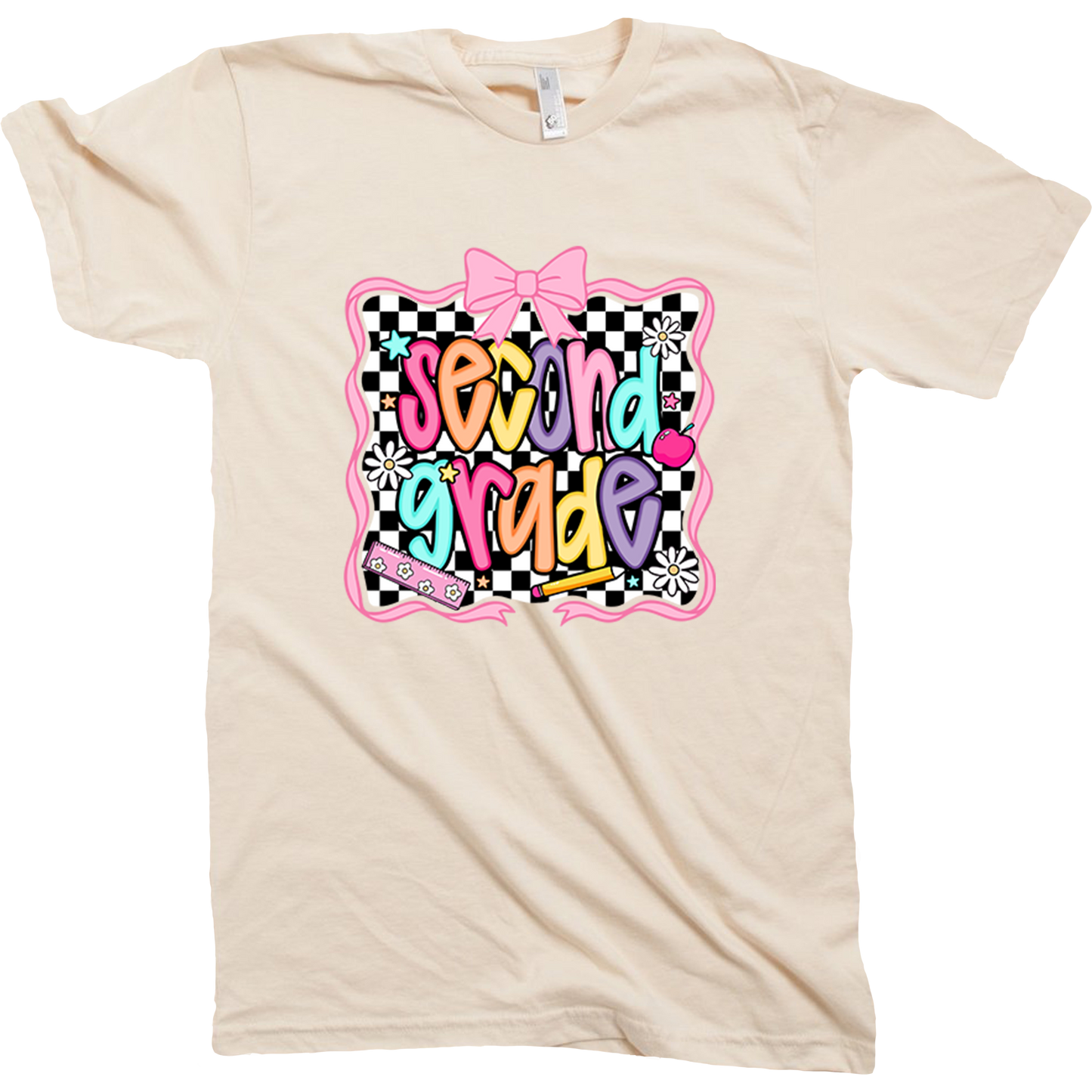 Bow Pre-k to sixth grade t-shirt