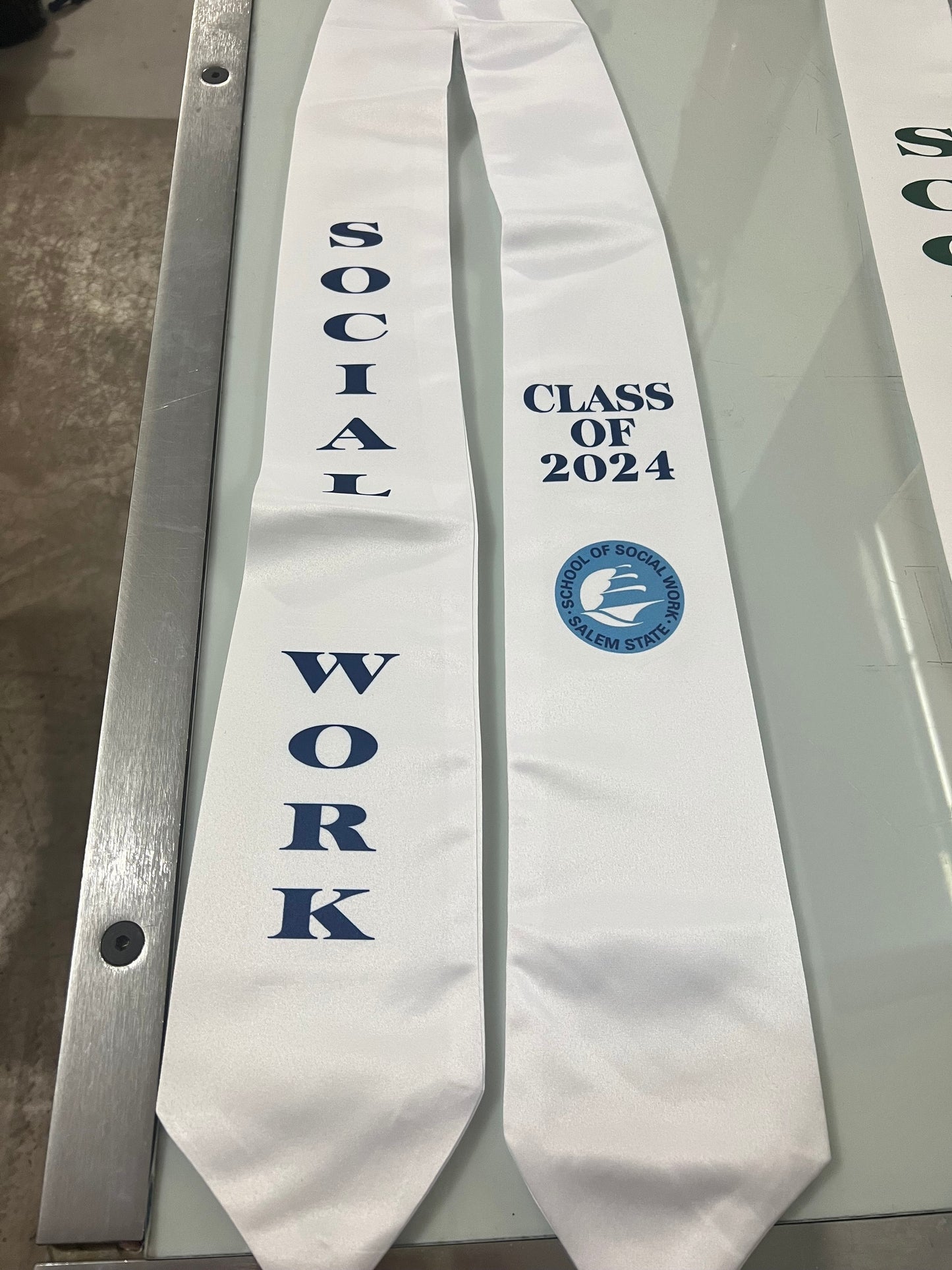 Custom Graduation Stole. Highschool Graduation Stole. Graduation sash.