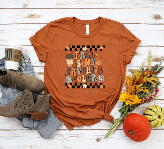 Fall is my favorite color.  Fall t-shirt