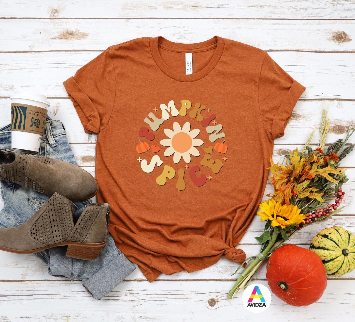 Pumpkin Spice T-shirt. Fall t-shirt