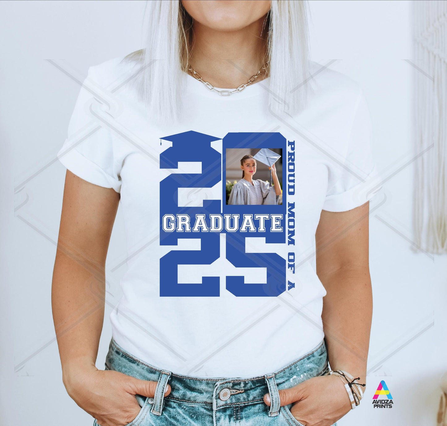 Graduation shirt. Class of 2025 graduation photo t-shirt.