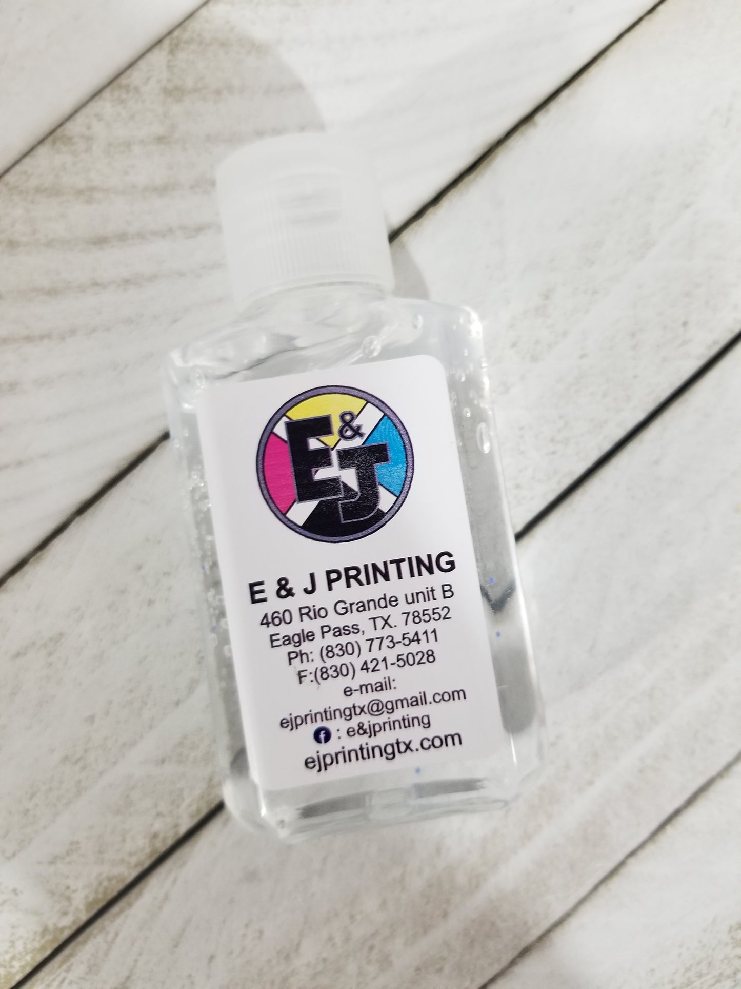 Vinyl Stickers for Hand Sanitizer
