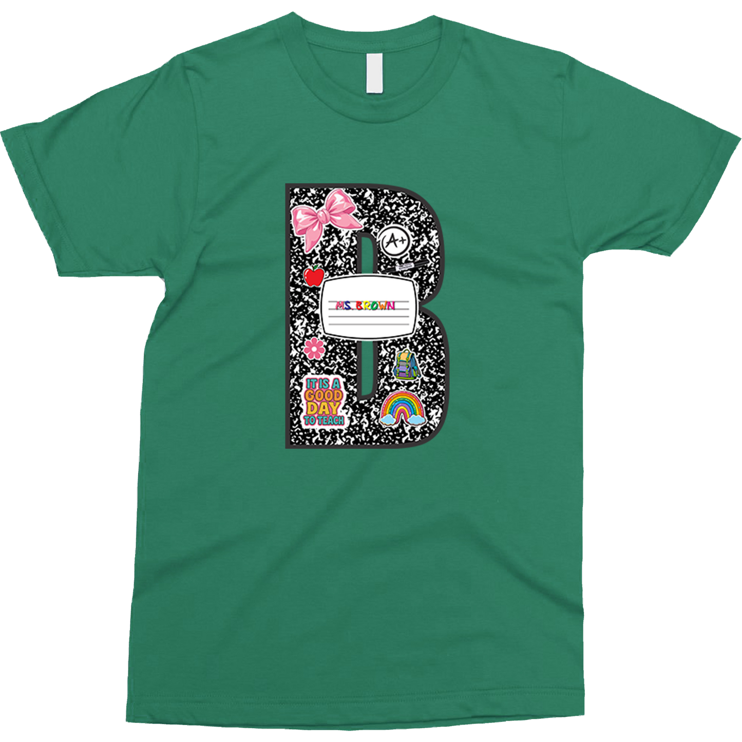 Personalized last name Teacher t-shirt