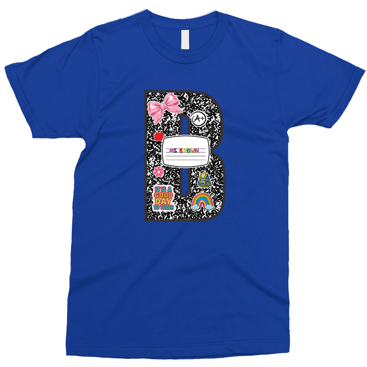 Personalized last name Teacher t-shirt