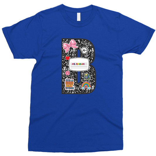 Personalized last name Teacher t-shirt