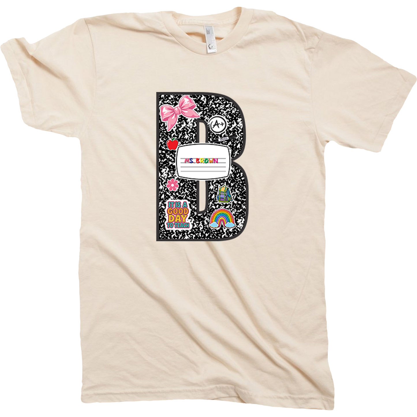 Personalized last name Teacher t-shirt