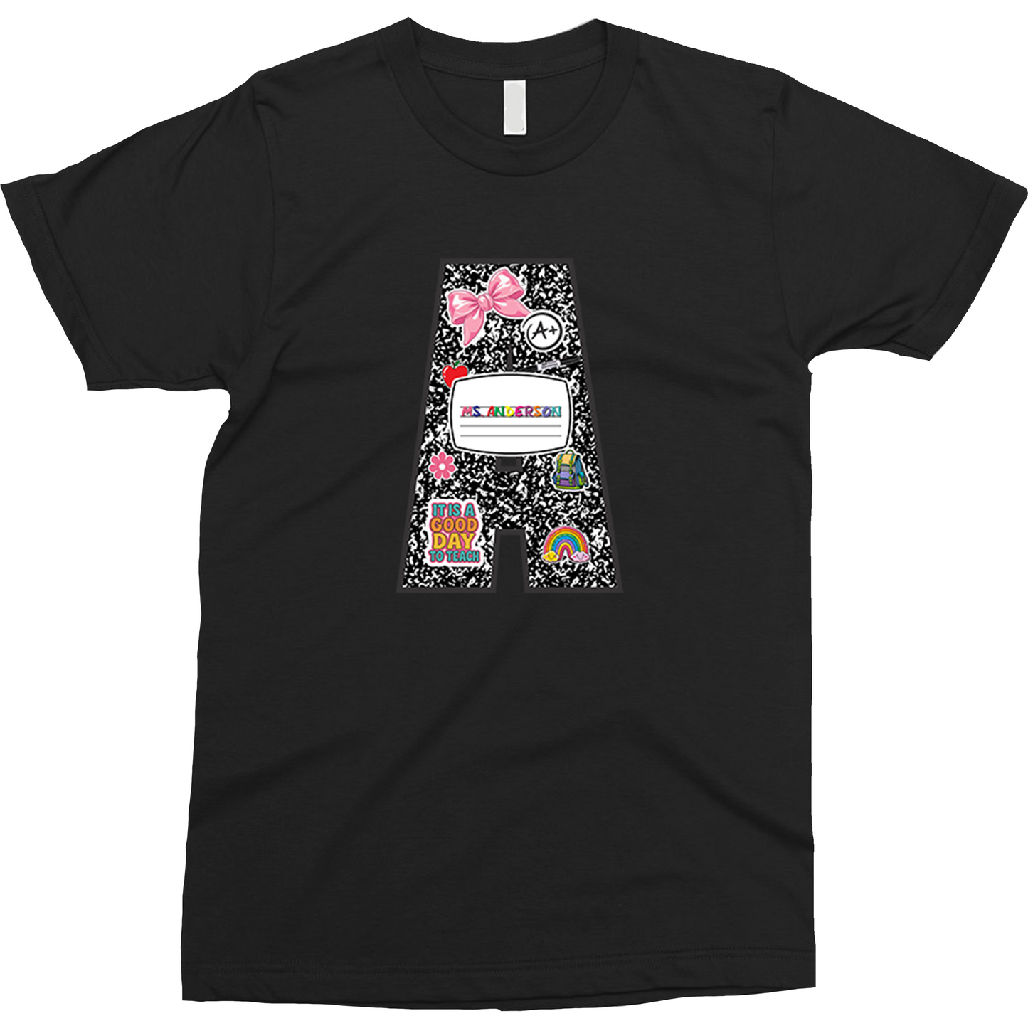 Personalized last name Teacher t-shirt