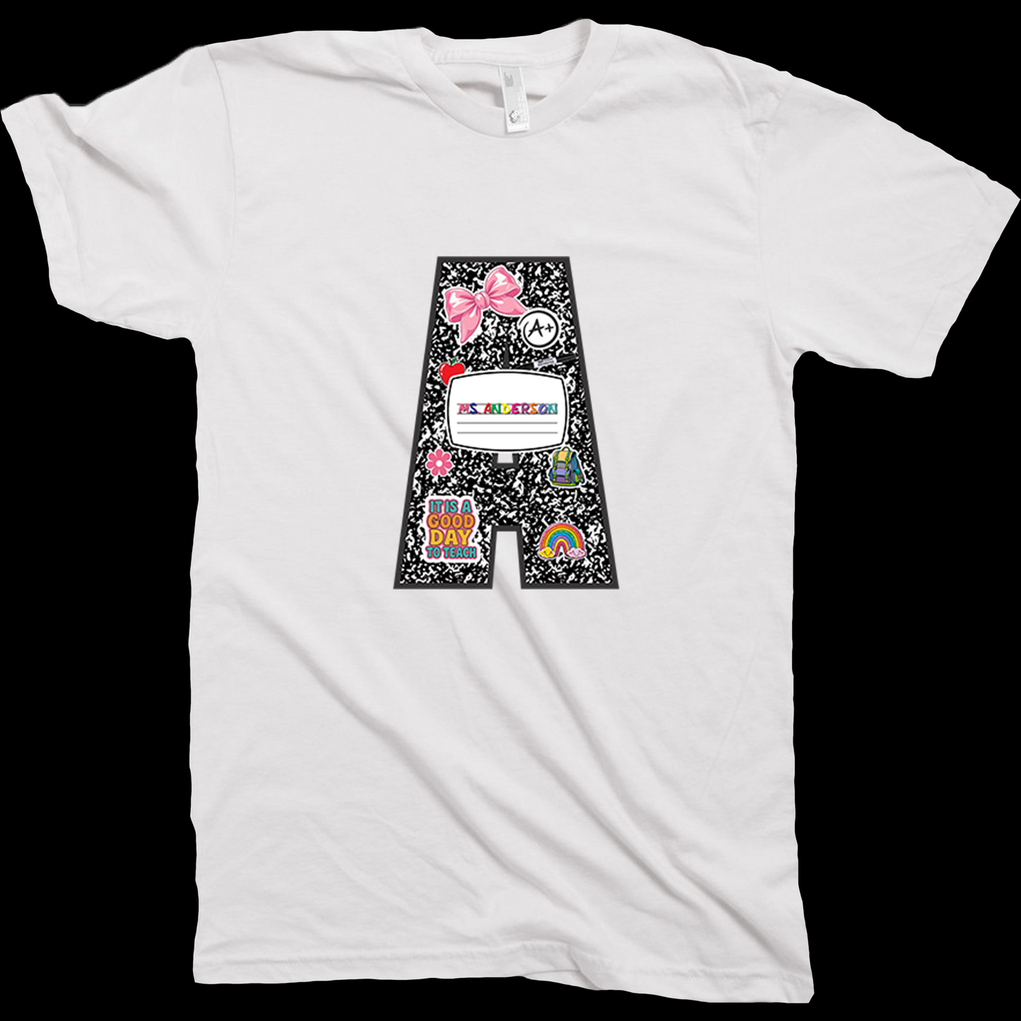 Personalized last name Teacher t-shirt