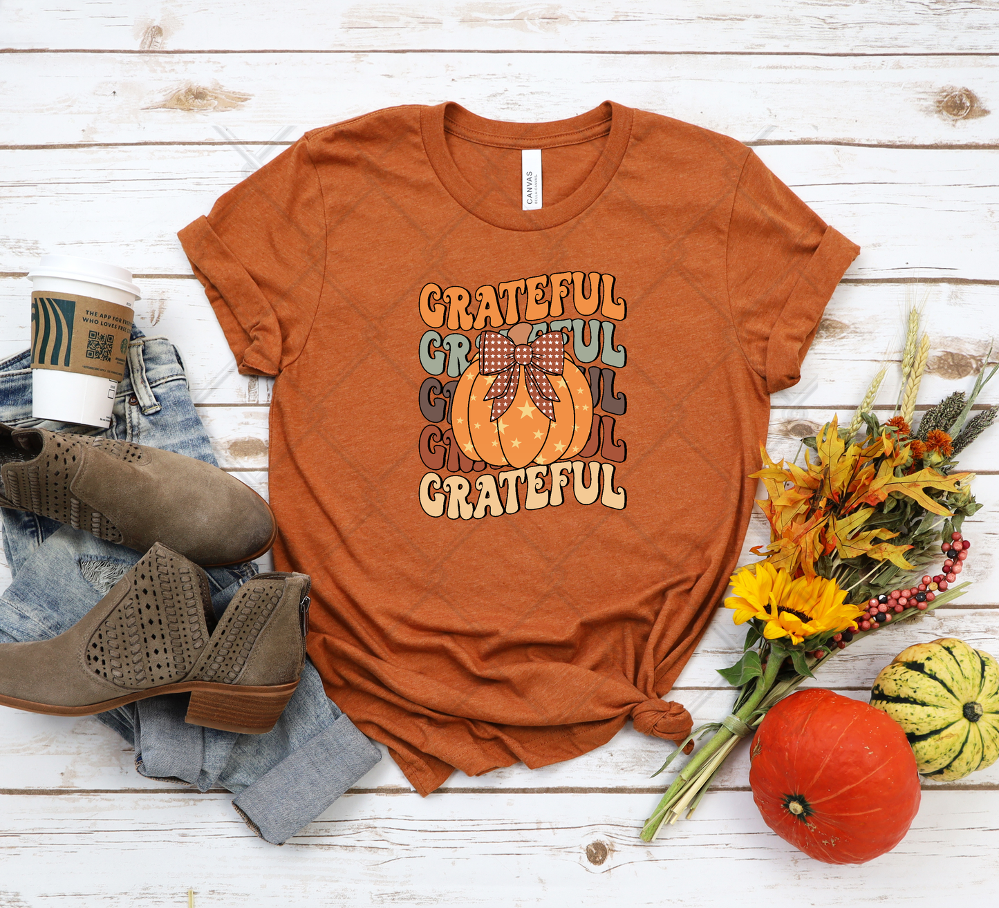 Grateful. Fall T-shirt