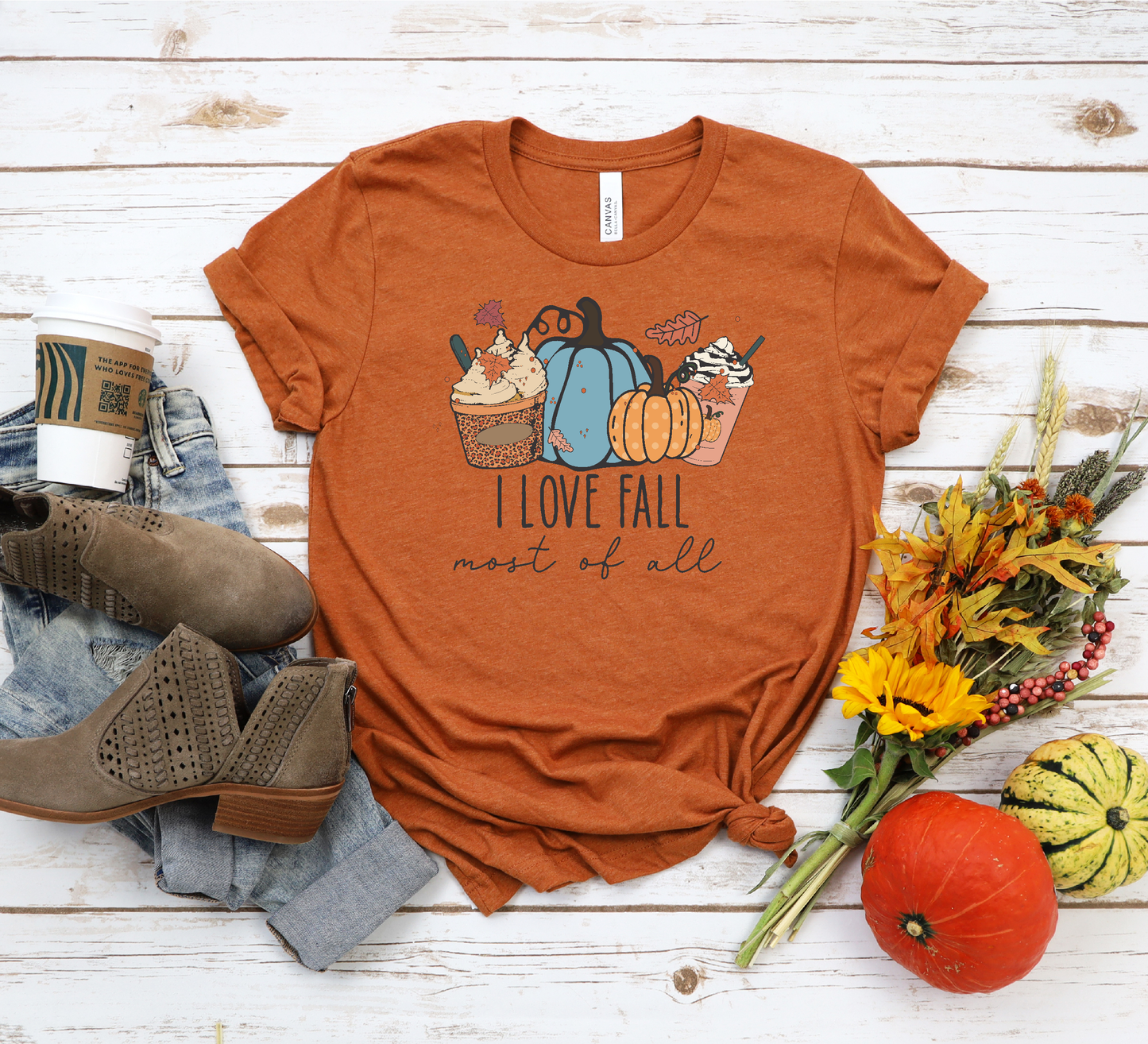 I love fall t-shirt.