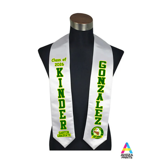 Custom Kindergarten Graduation Stole