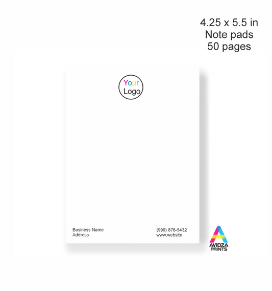 Custom Note pad. Promotional Note pad.