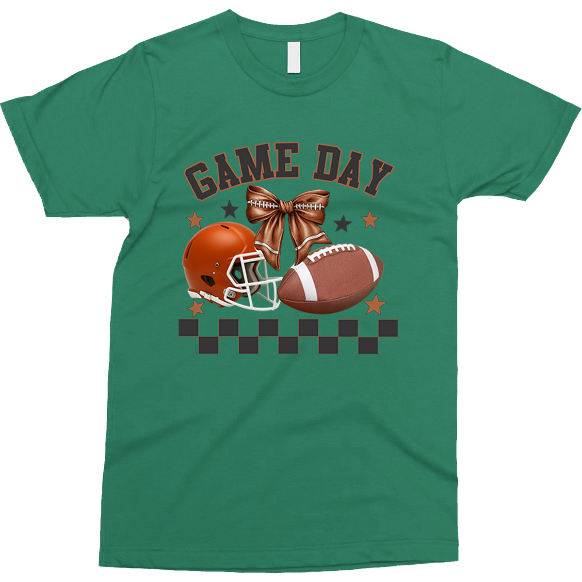 Football Game day Retro shirt Orange Helmet