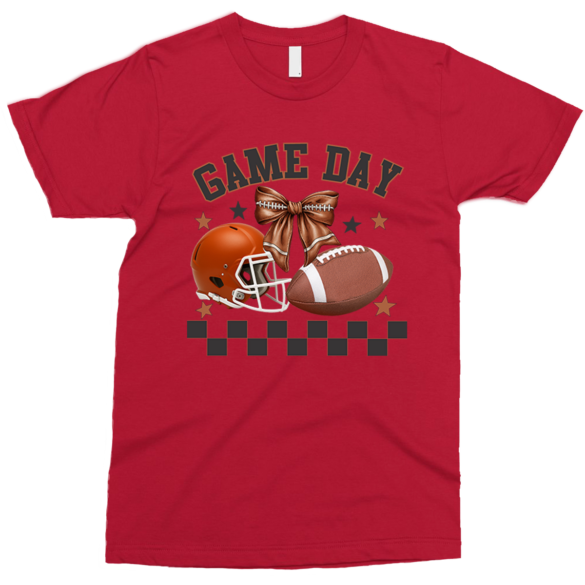 Football Game day Retro shirt Orange Helmet