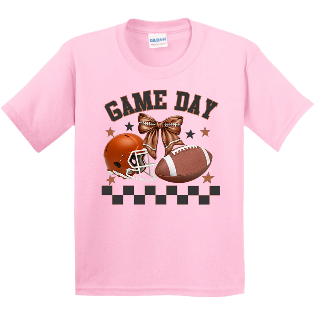 Football Game day Retro shirt Orange Helmet