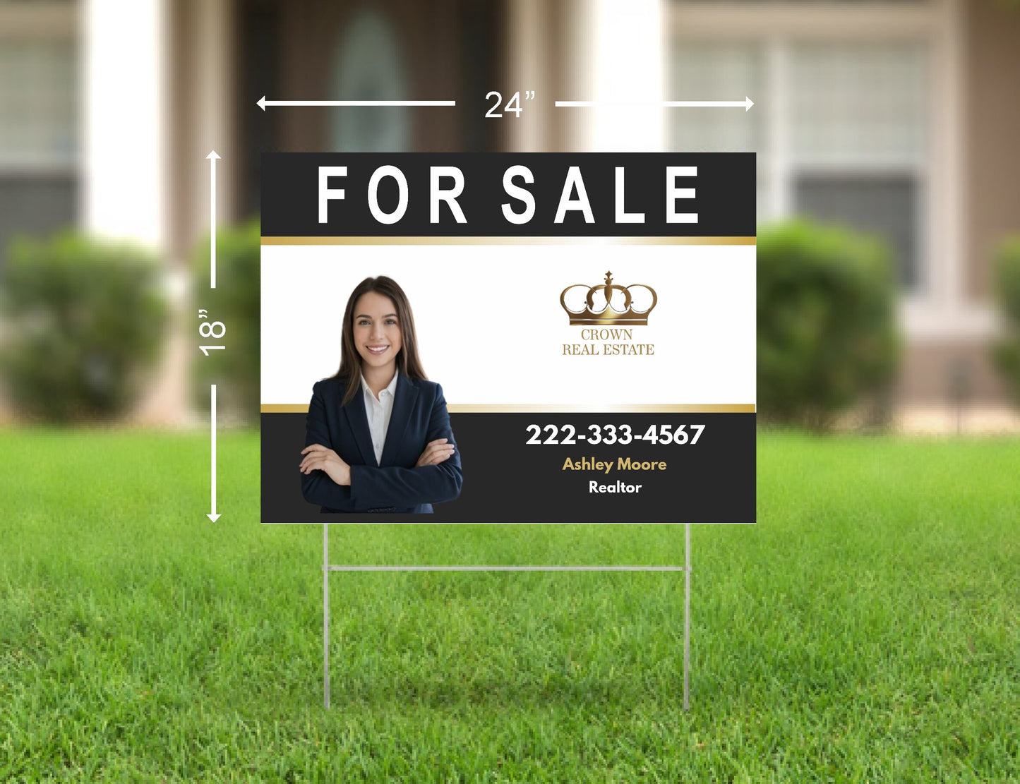 For Sale Sign. Real Estate for sale sign