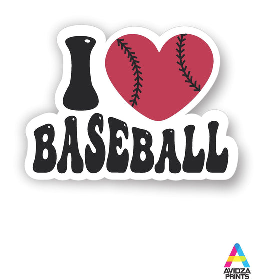 I love Baseball Decal