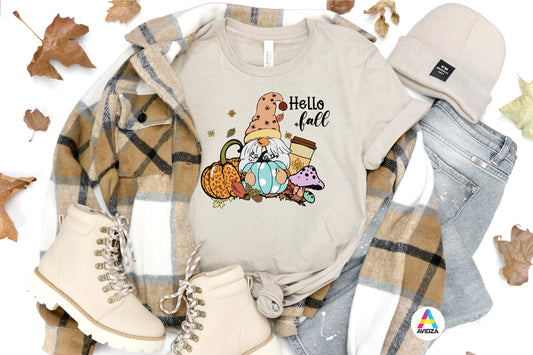 Hello Fall T-shirt.  Fall t-shirt