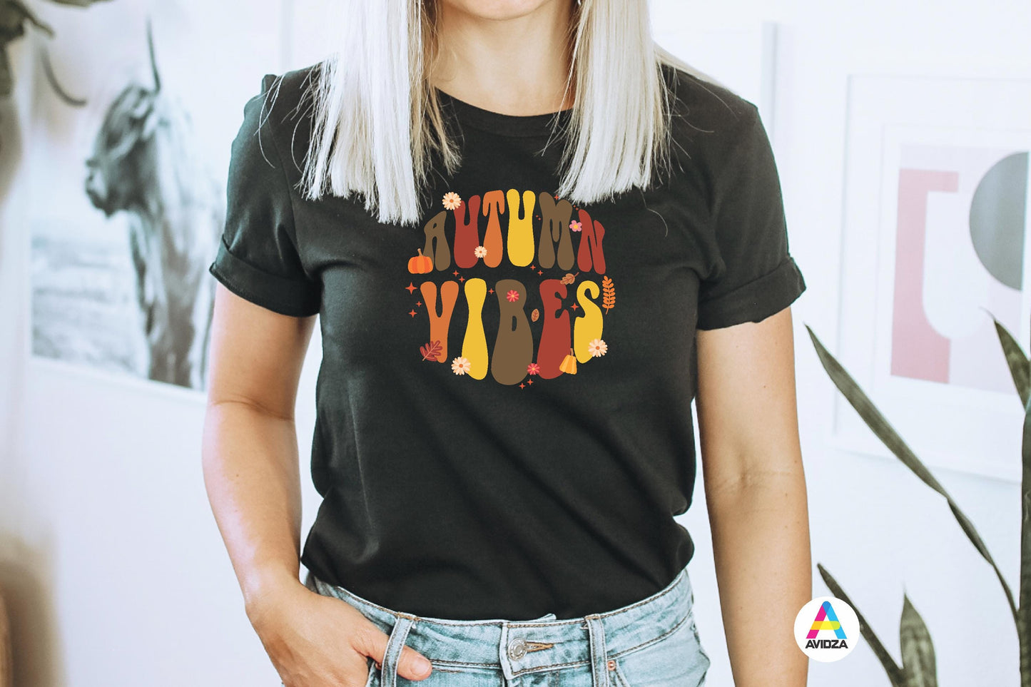 Autumn vibes T-shirt.  Fall t-shirt