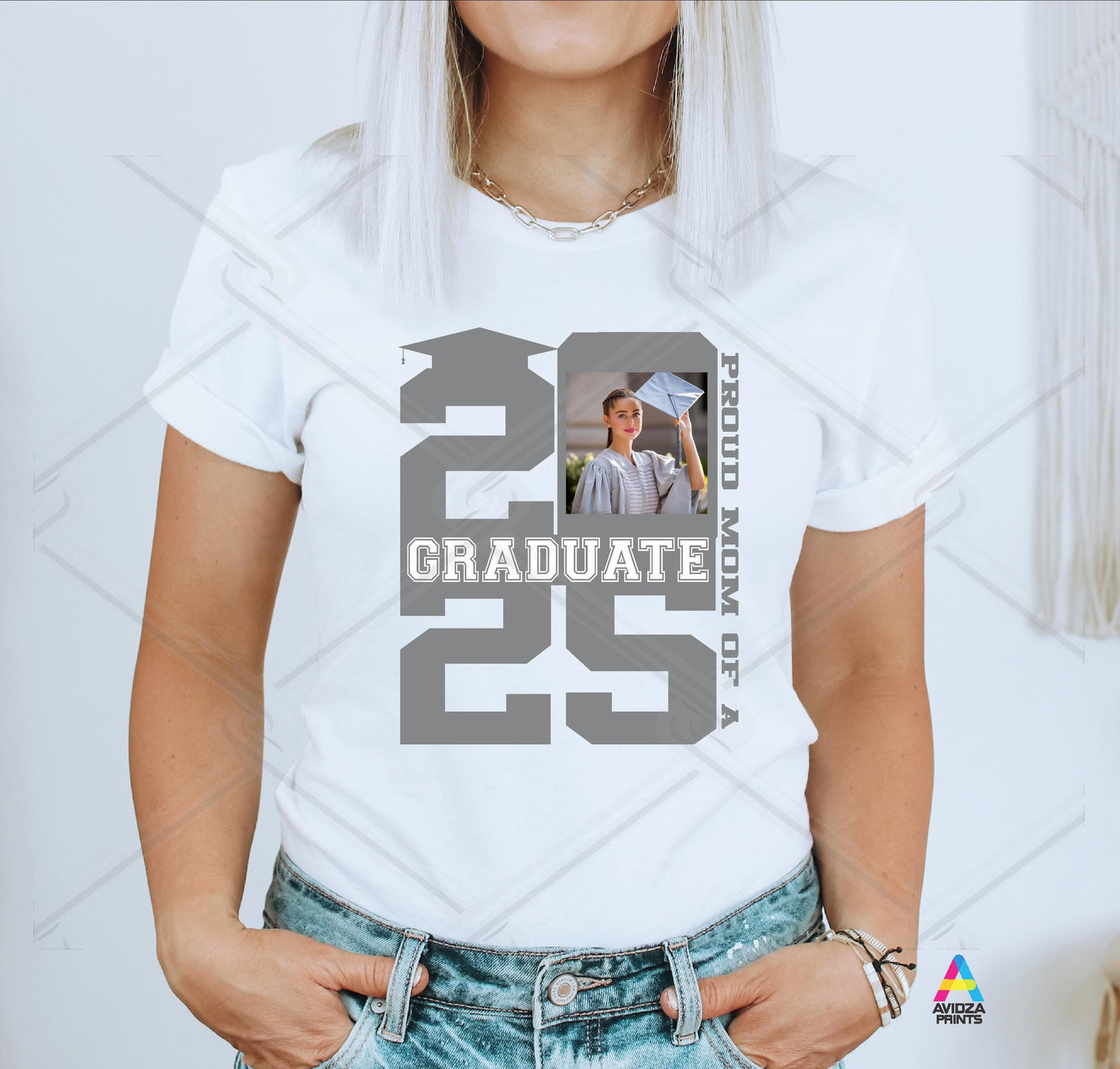 Graduation shirt. Class of 2025 graduation photo t-shirt.